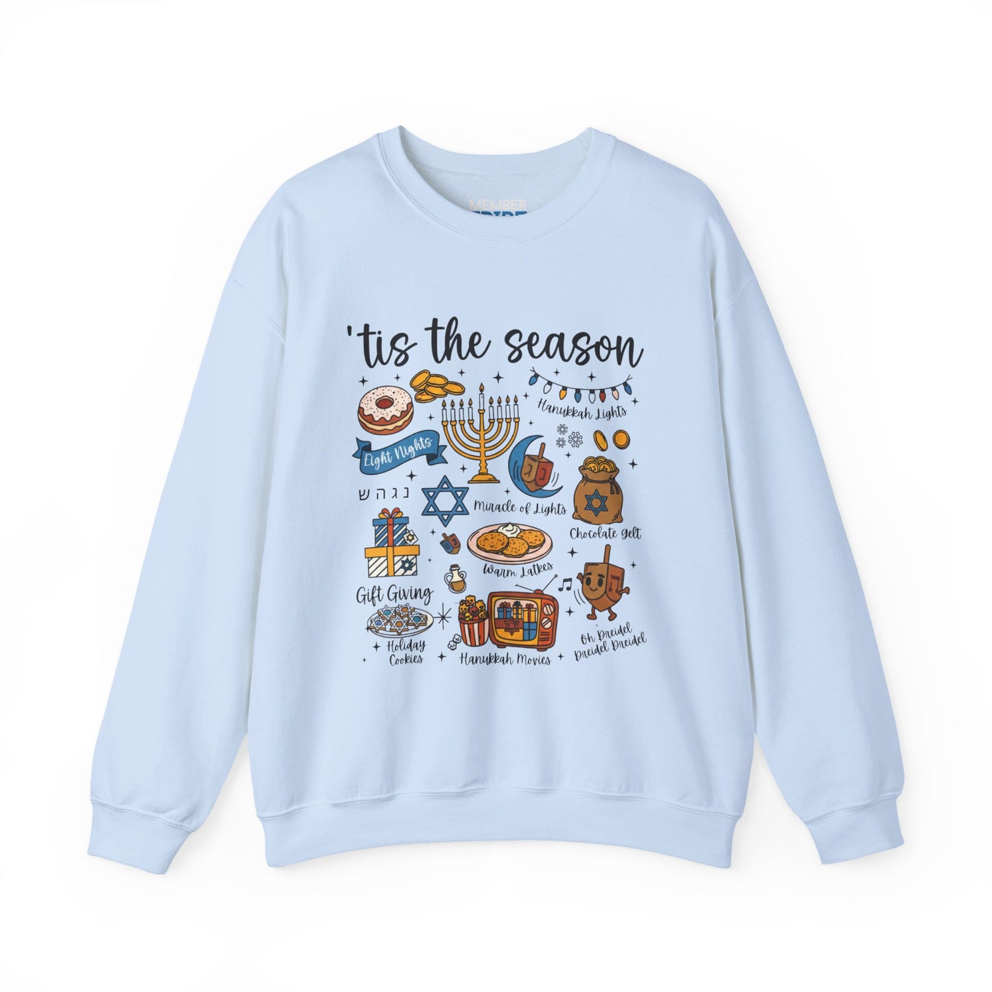 Tis The Season Hanukkah Icons Sweatshirt