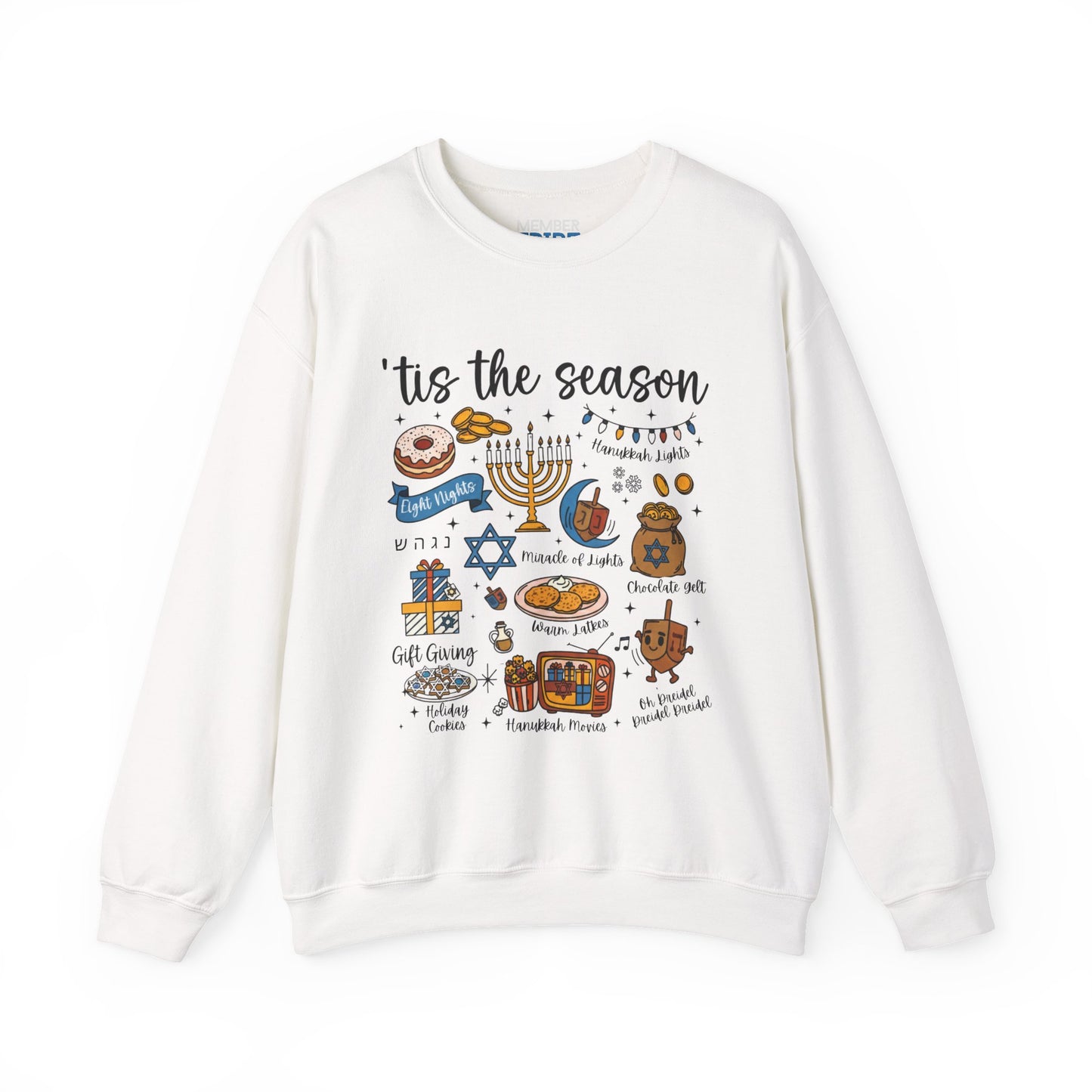 Tis The Season Hanukkah Icons Sweatshirt