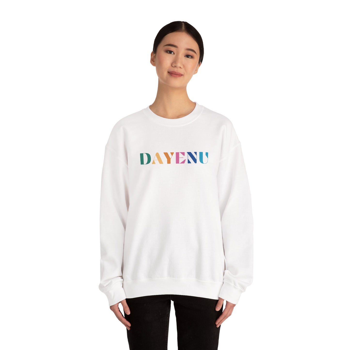 Colorful Dayenu Sweatshirt