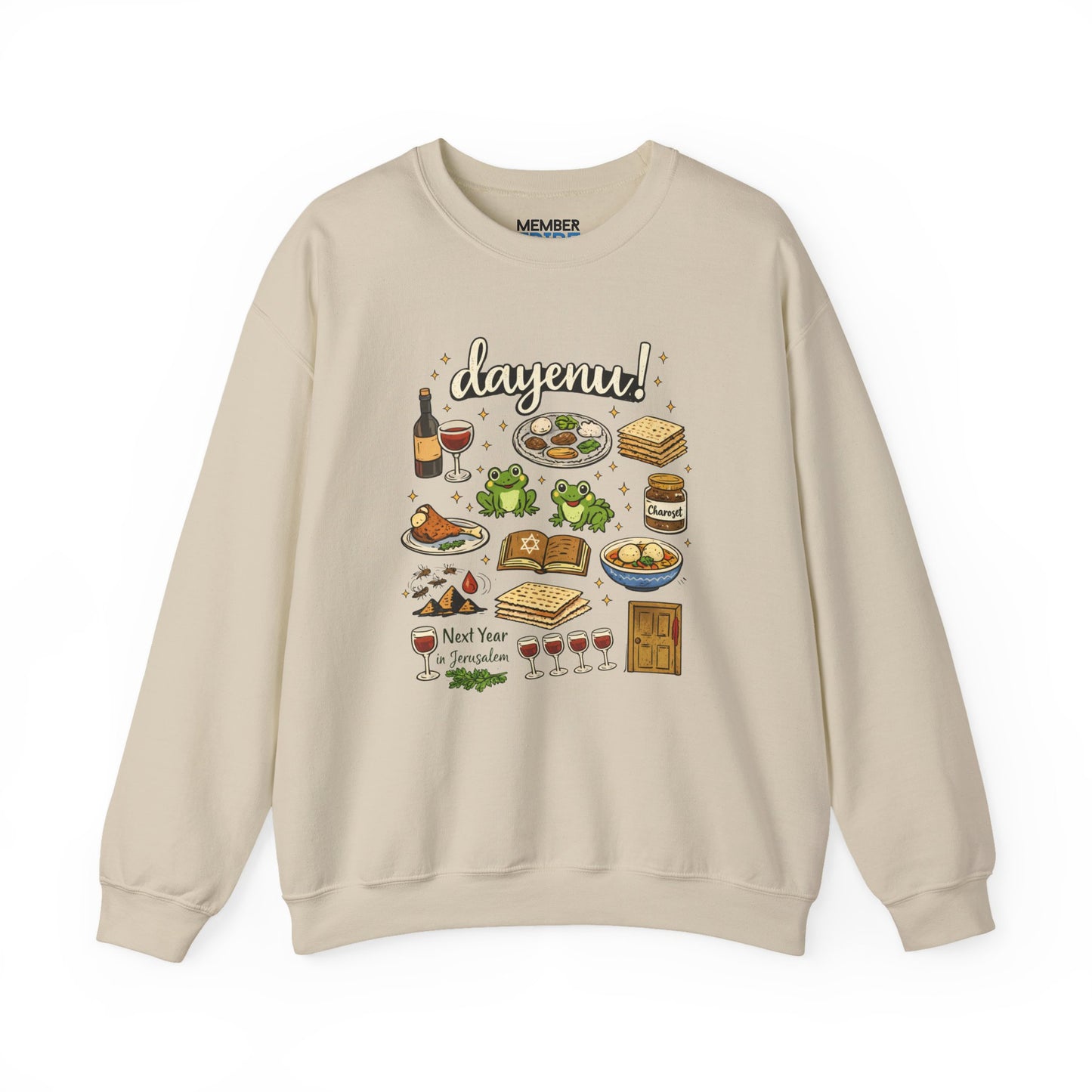 Dayenu Passover Icons Sweatshirt