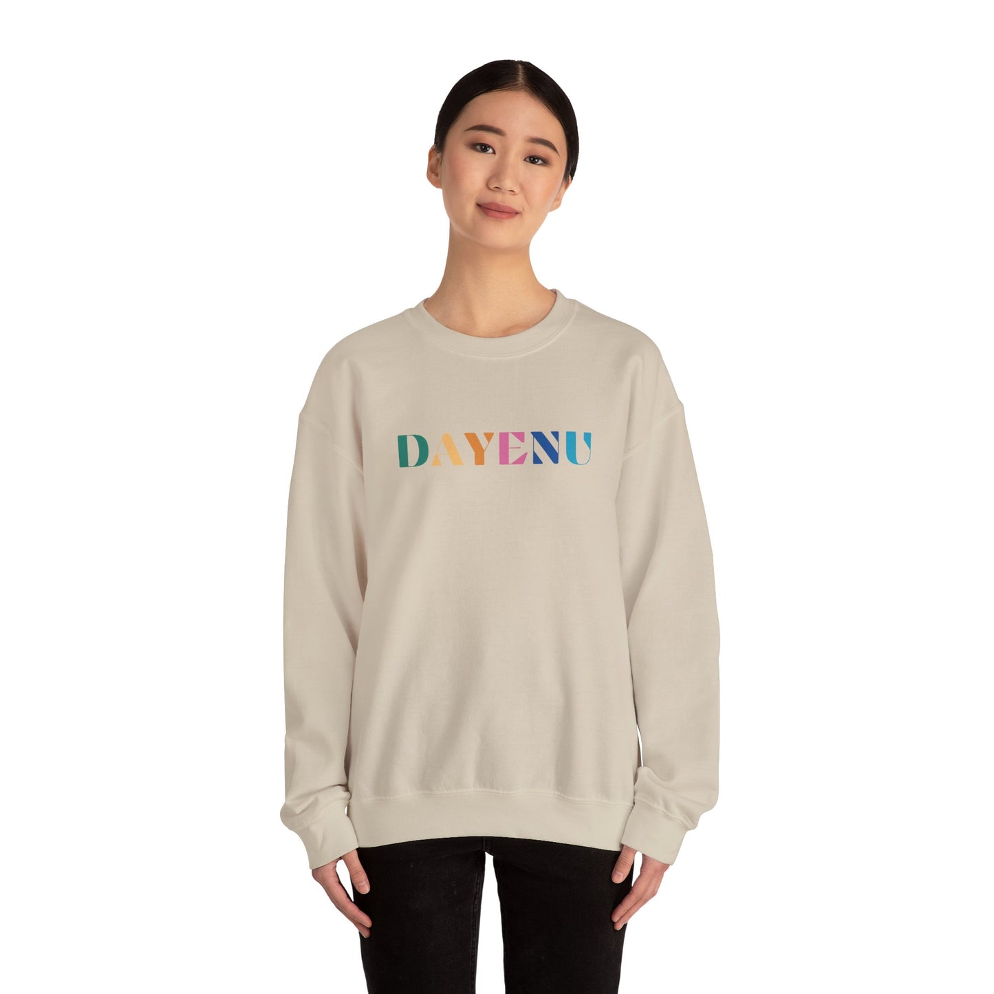 Colorful Dayenu Sweatshirt