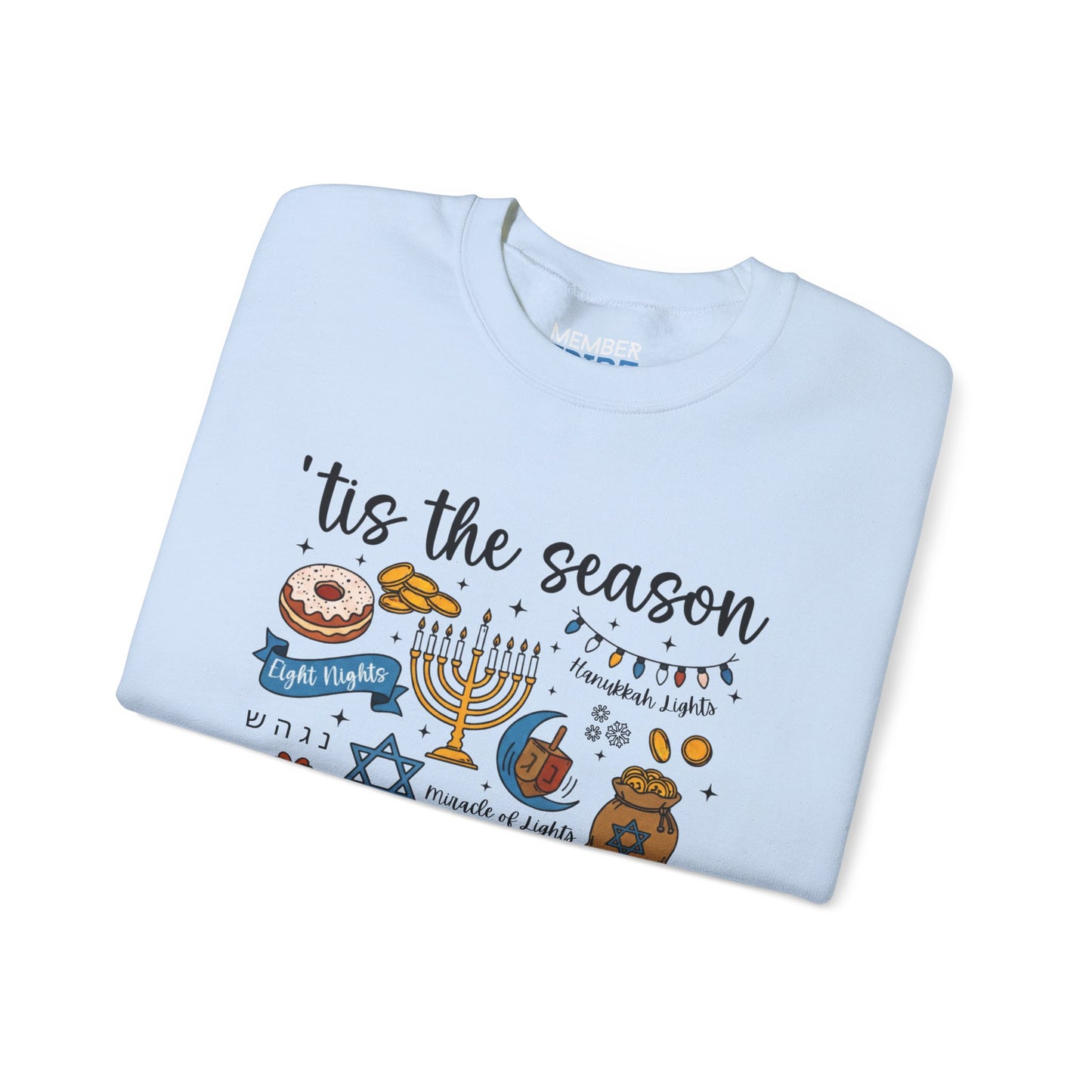Tis The Season Hanukkah Icons Sweatshirt