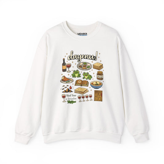 Dayenu Passover Icons Sweatshirt